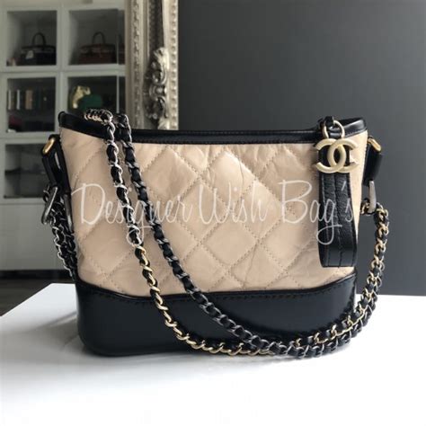 chanel gabrielle beige black|Chanel gabrielle bag.